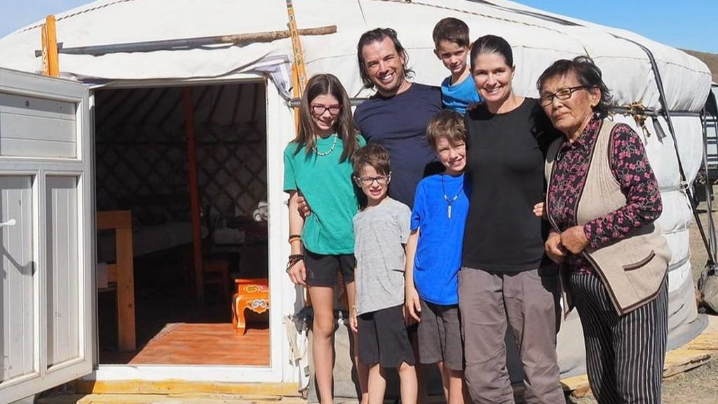 La familia viajera