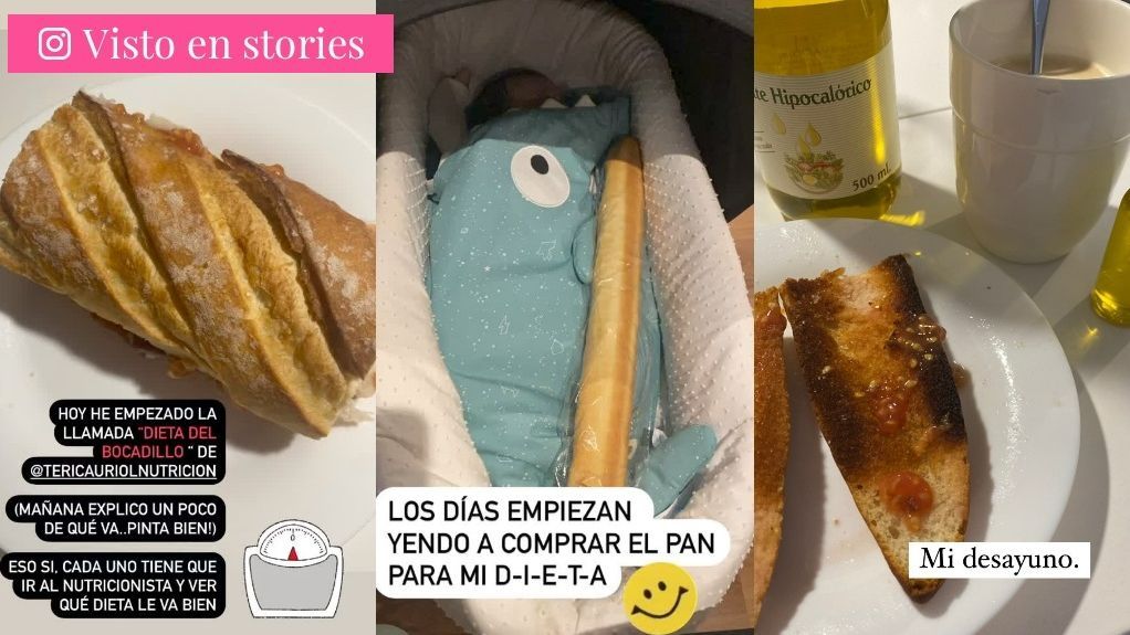 María Amores se apunta a la dieta del bocadillo, un régimen con el que adelgazará comiendo hidratos