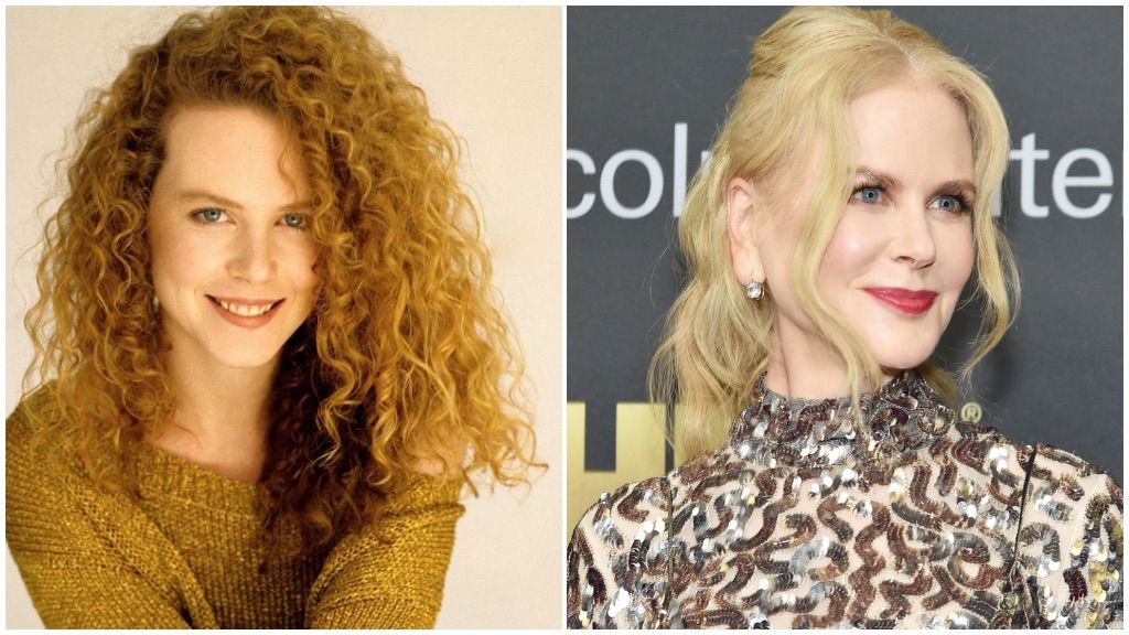 Nicole Kidman también tiene un rostro muy diferente.