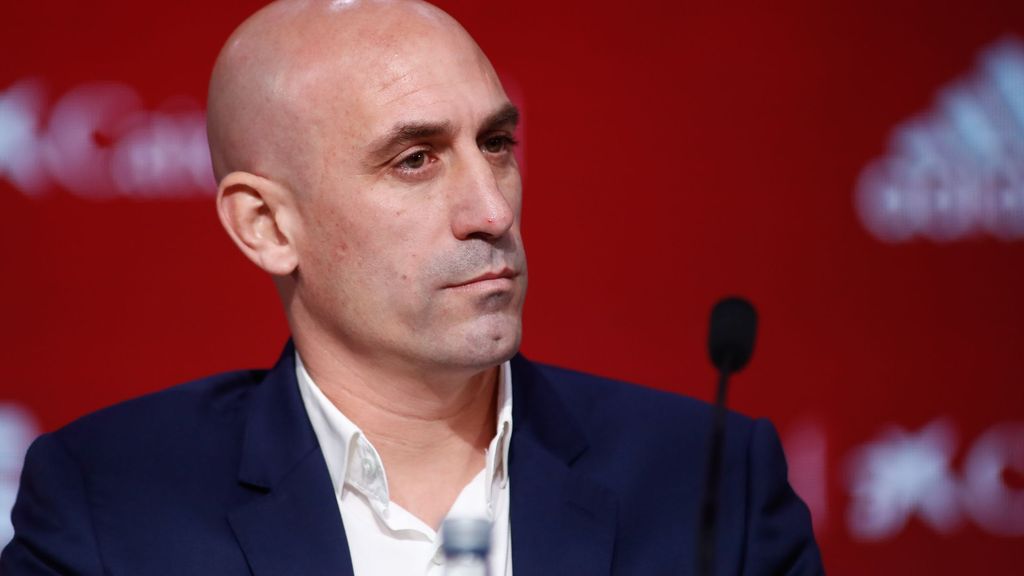 Luis Rubiales, President of the Spanish Football Federation RFEF, during the presentation of Luis Enrique as new head coach of football Spain Team at Ciudad del Futbol in Las Rozas, Madrid, Spain on November 27, 2019