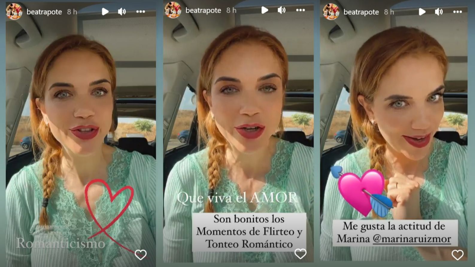 Beatriz Trapote defiende la relación entre Marina Ruiz y Omar Sánchez