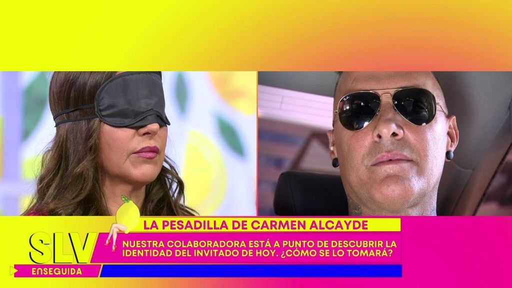 Carmen Alcayde descubre en directo la visita de su íntimo enemigo, Dinio García