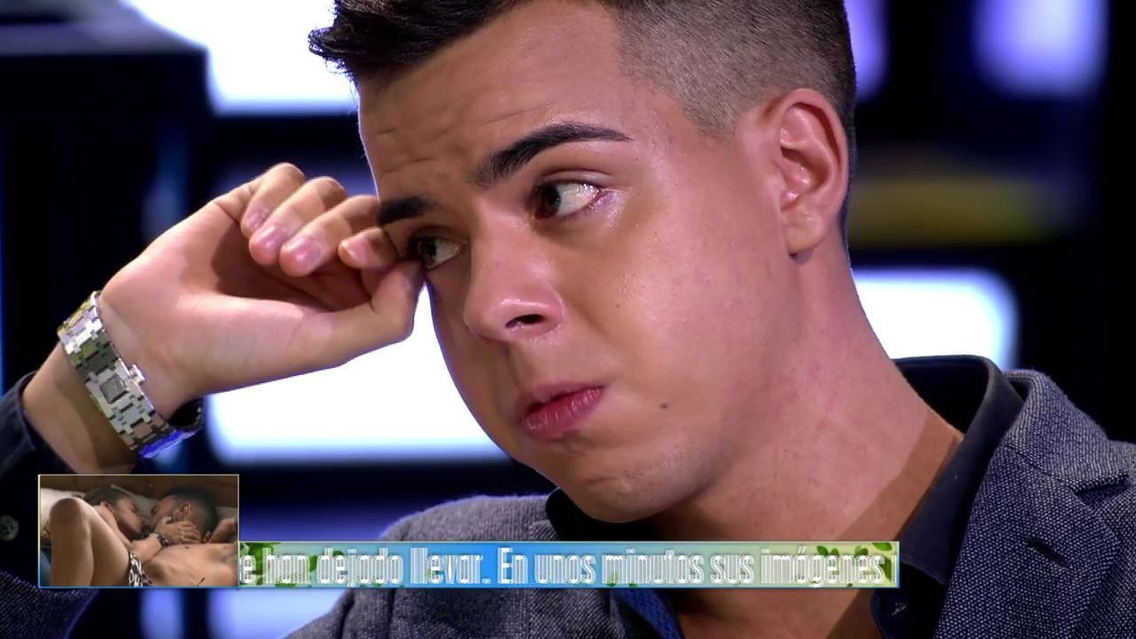 Juan Carlos se emociona en plató