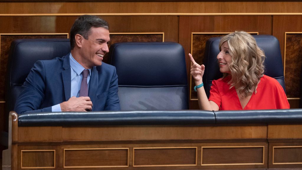 Pedro Sánchez y Yolanda Díaz