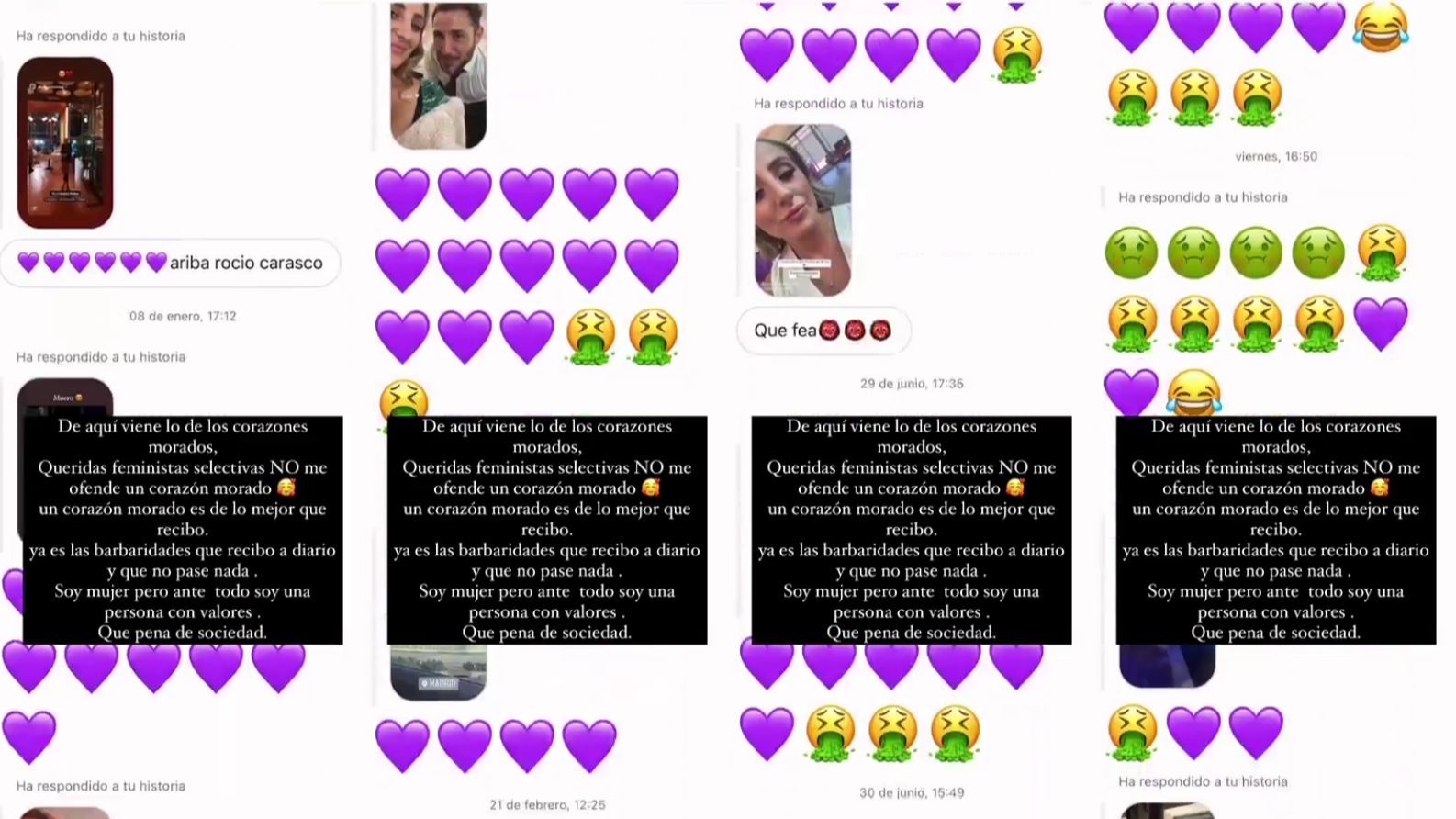 Rocio flores feministas selectivas