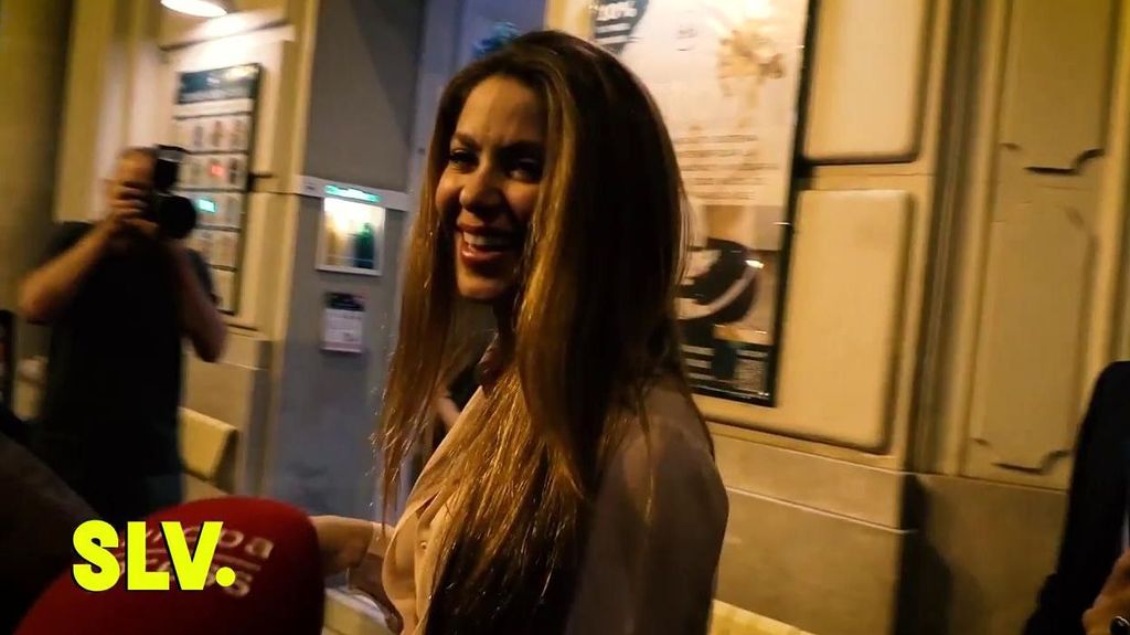 Shakira, a su salida