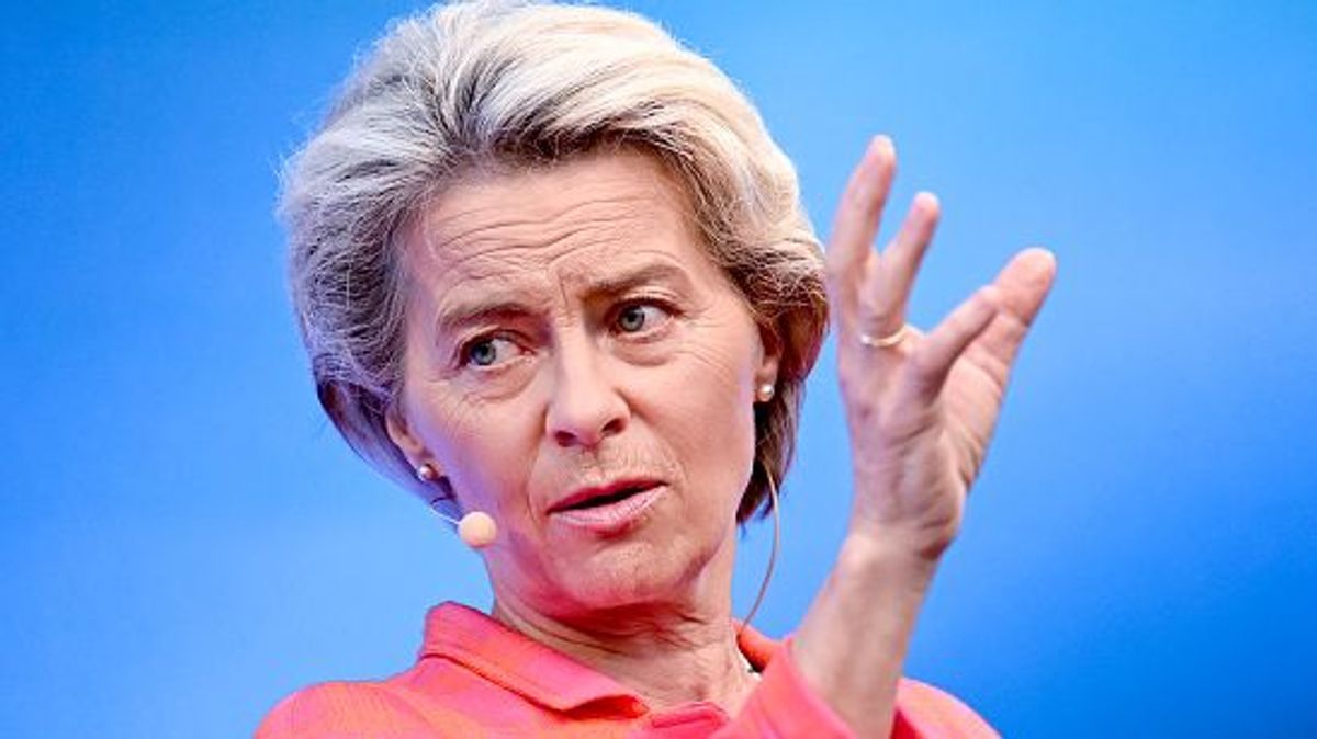 Ursula Von der Leyen en imagen de archivo Ursula Von der Leyen en imagen de archivo