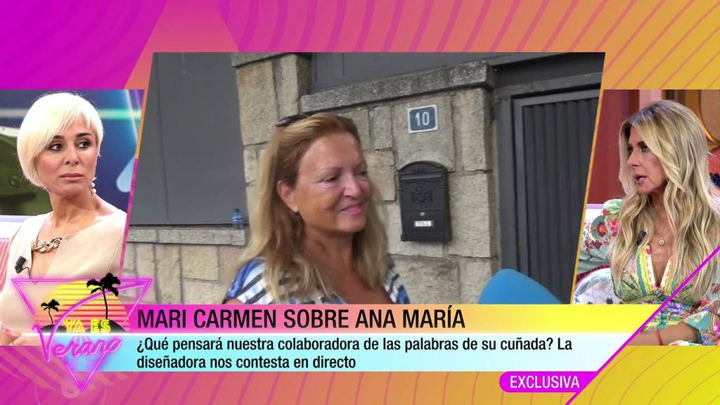 Ana María reacciona a las palabras de Mari Carmen