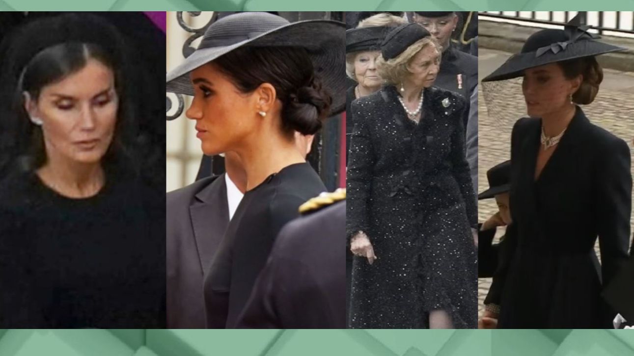 Los estilismos más llamativos del funeral de Isabel II: 