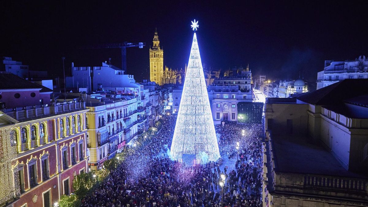 Encendido navideño en Sevilla