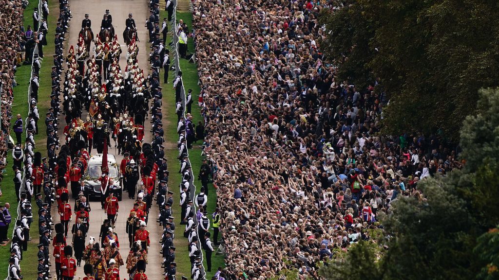 EuropaPress 4693250 19 september 2022 united kingdom windsor the ceremonial procession of the