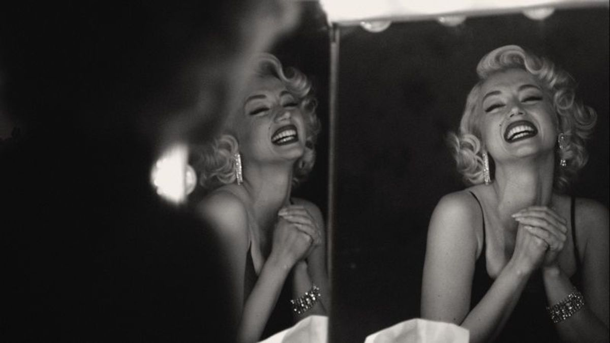 Fotograma de Blonde, con Ana de Armas como Marilyn Monroe. Fotograma de Blonde, con Ana de Armas como Marilyn Monroe.