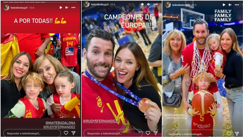 La familia de Rudy Fernández, orgullosa de él tras la victoria de España en el Eurobasket