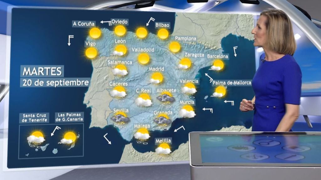 Las lluvias por la DANA se extenderán hacia el este de España: el tiempo para el martes