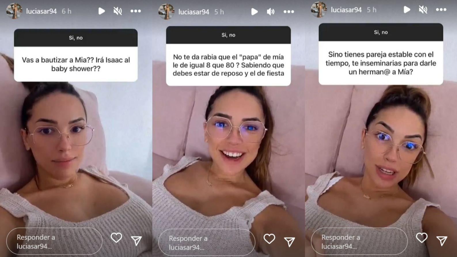 Lucía Sánchez aclara las dudas de sus seguidores