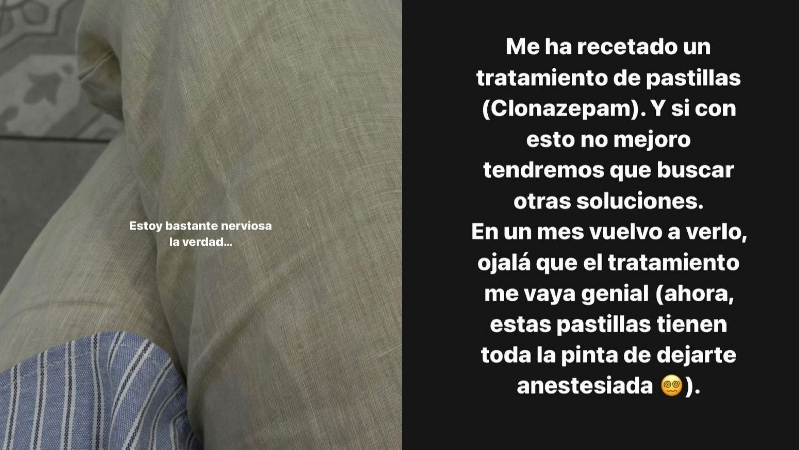 Marina García encuentra el origen de su problema de salud: "Tengo el sistema nervioso central"