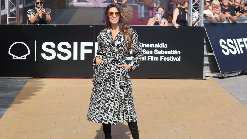 Pilar Rubio, en el Festival de Cine de San Sebastián