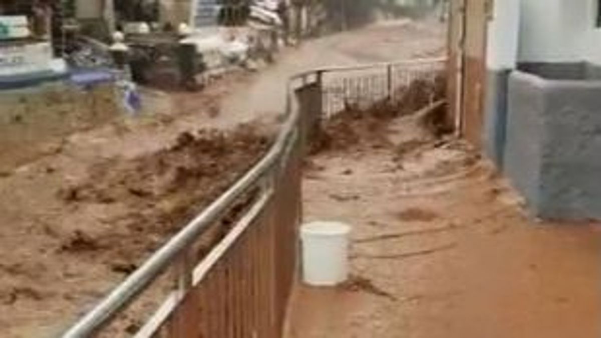 Una DANA deja grandes inundaciones en Tenerife