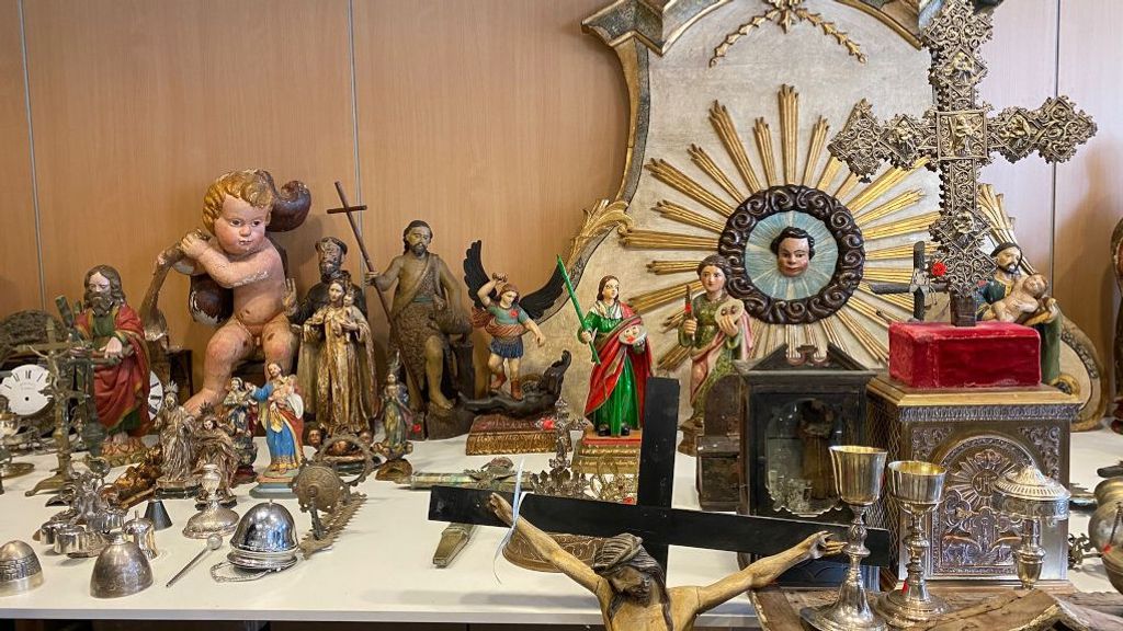 Una virgen de 30.000 euros, entre las 153 piezas religiosas robadas y ahora recuperadas en Galicia