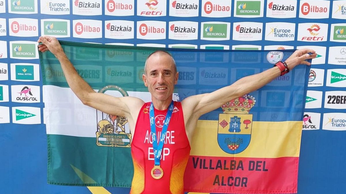 Daniel Aguirre, campeón de Europa de duatlón Daniel Aguirre, campeón de Europa de duatlón