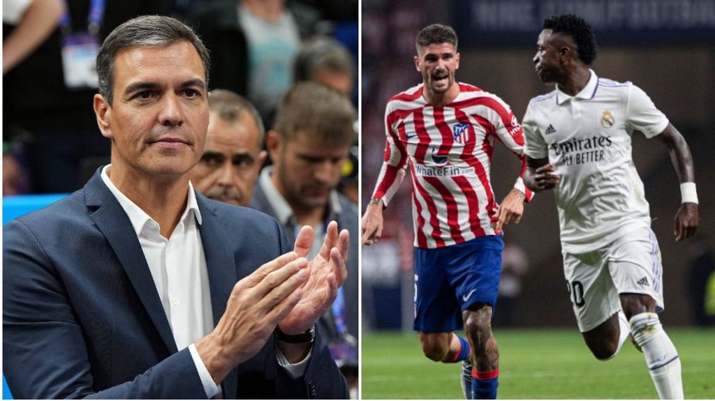 Pedro Sánchez pide respeto para Vinicius y manda un mensaje a 'su Atlético': "Estaba triste"