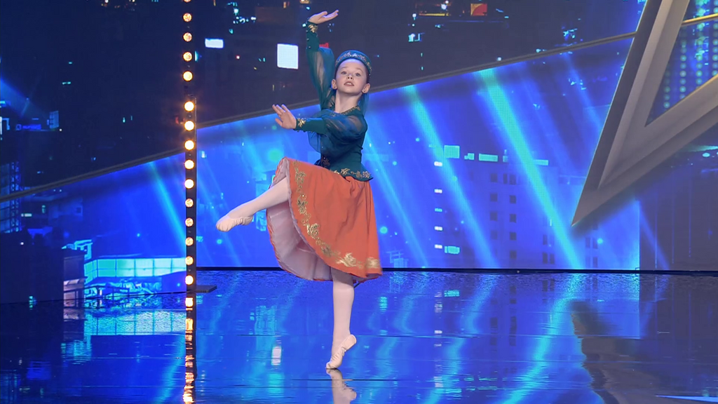 La actuación de Zlata en 'Got Talent'