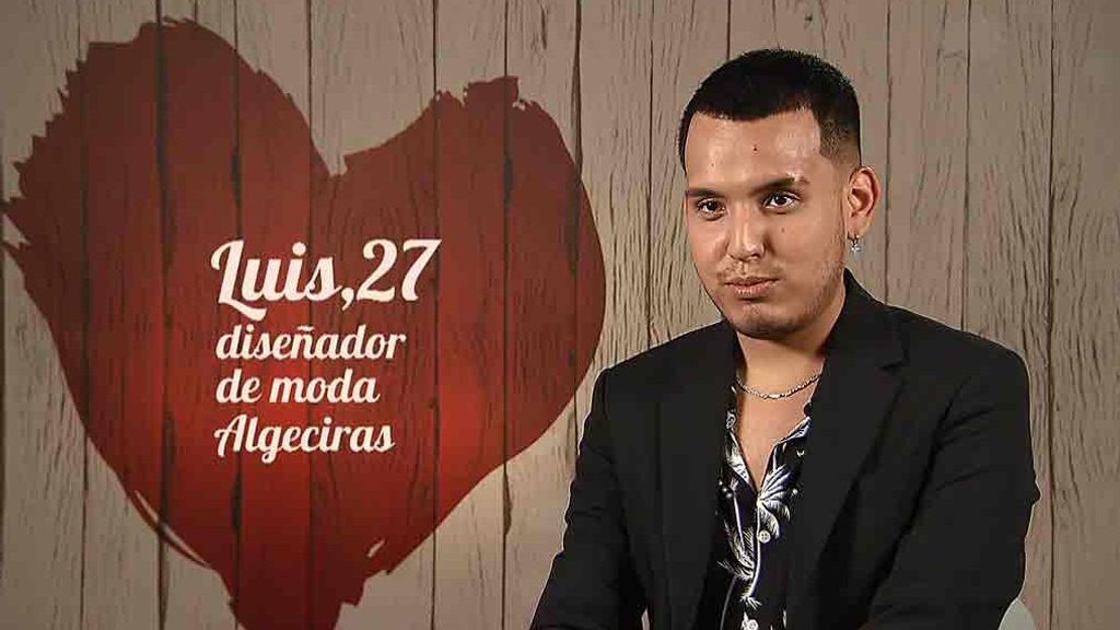 Luis durante su cita en 'First Dates'