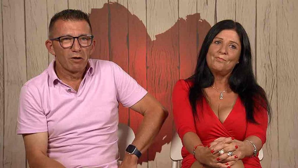 Encarna y Fernando durante su paso por 'First Dates'