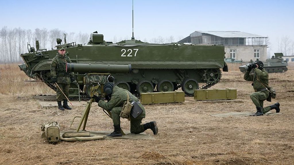 Entrenamiento militar ruso
