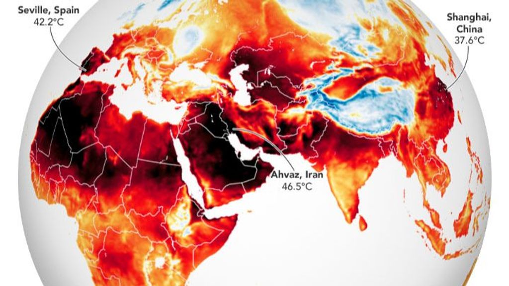 Las olas de calor y los incendios abrasan Europa, África y Asia, 13 de julio de 2022