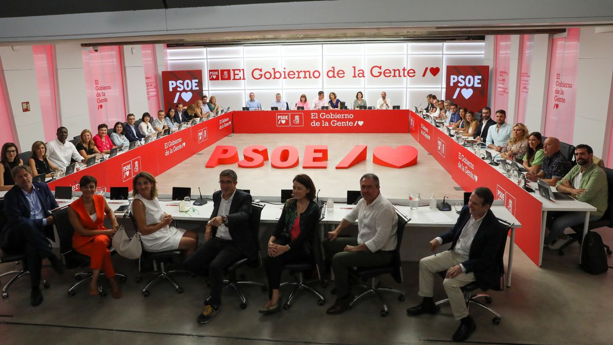 Reunión de la Ejecutiva del PSOE