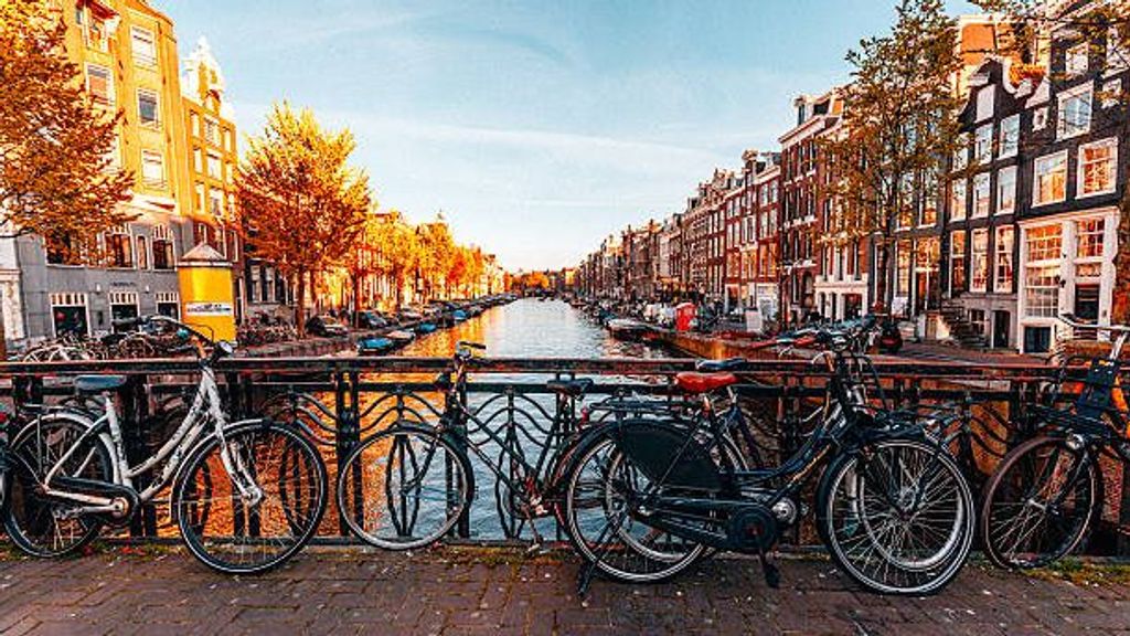 Ámsterdam en otoño.