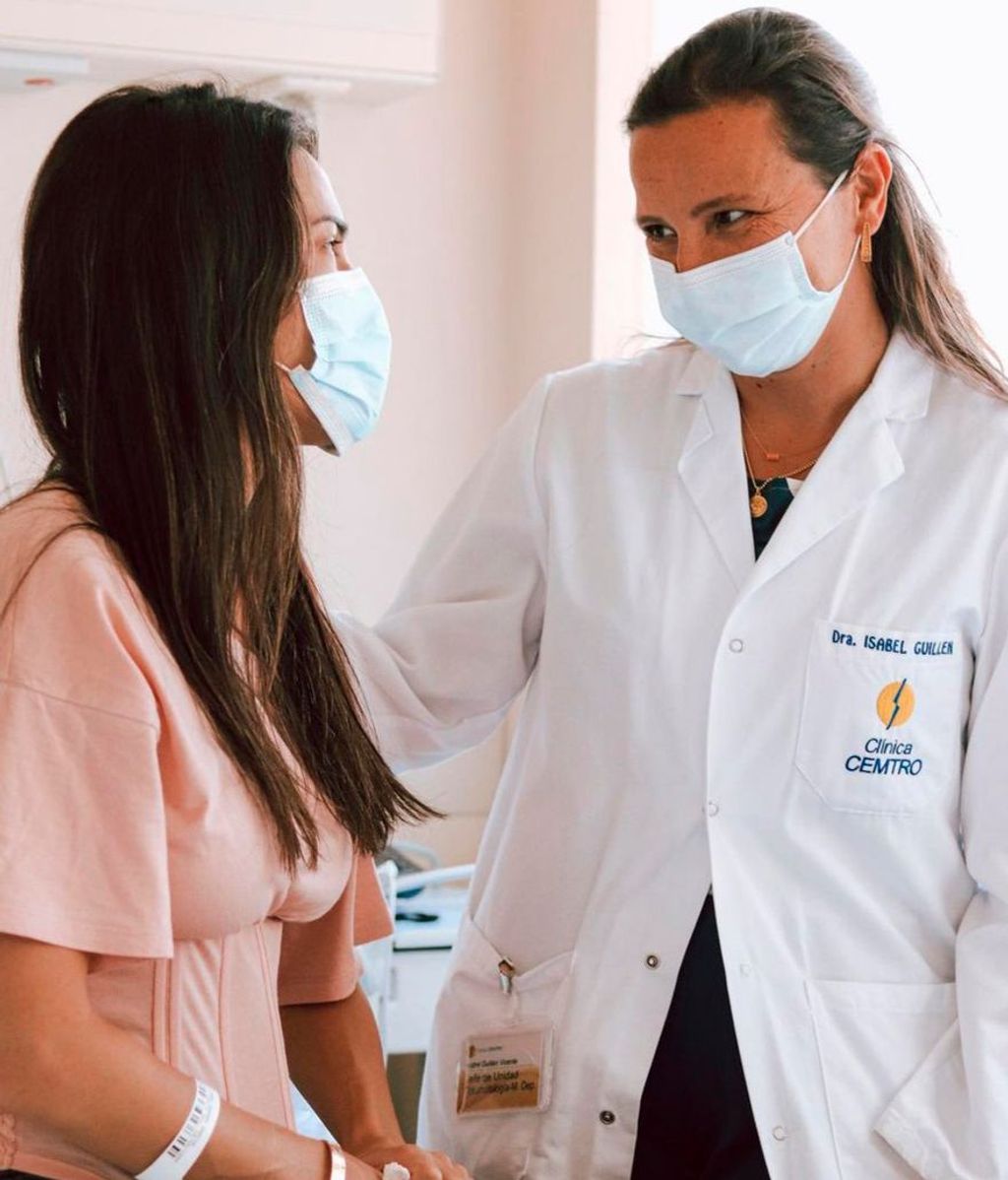 Carla Barber se ha mostrado muy agradecida por todo el trabajo que han hecho los médicos con ella