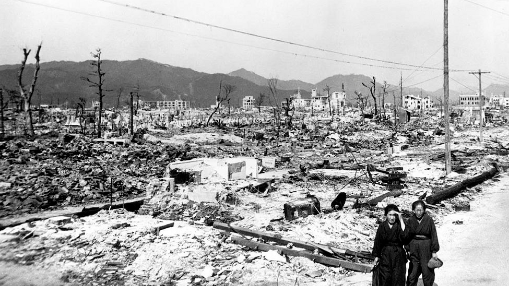 Daños causados por la bomba atómica de Hiroshima