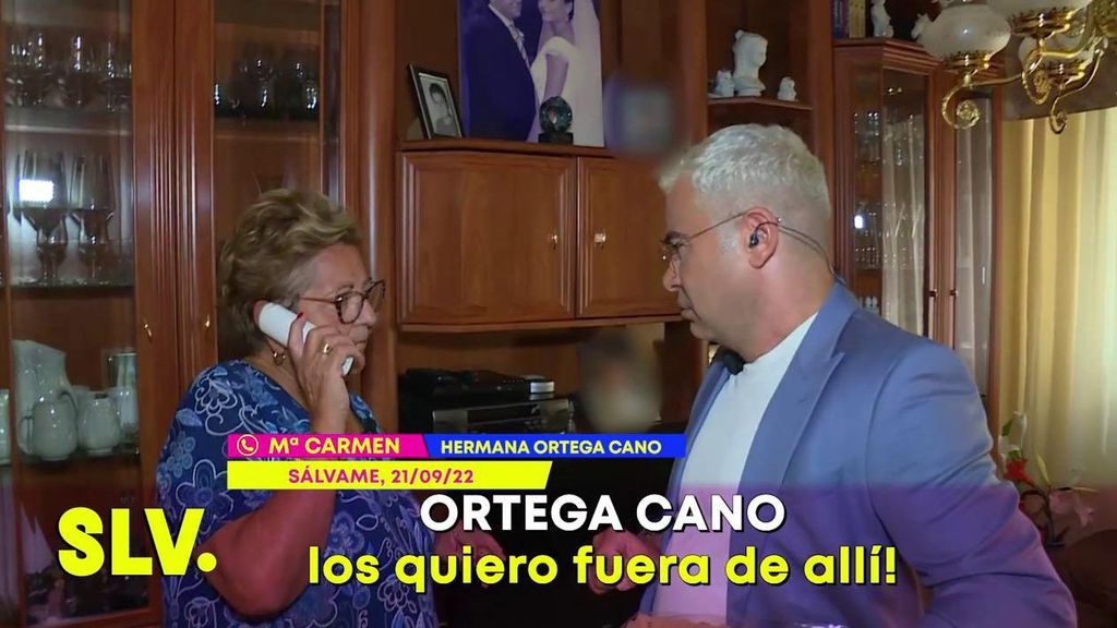 Los gritos de Ortega y su familia durante la visita de Jorge Javier Vázquez a Conchi: "¡Los quiero fuera de ahí!"