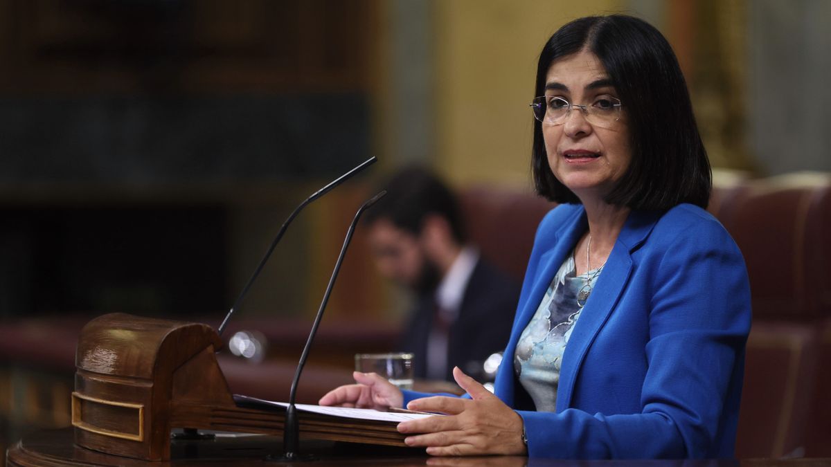 La ministra de Sanidad, Carolina Darias, en el Congreso La ministra de Sanidad, Carolina Darias, en el Congreso