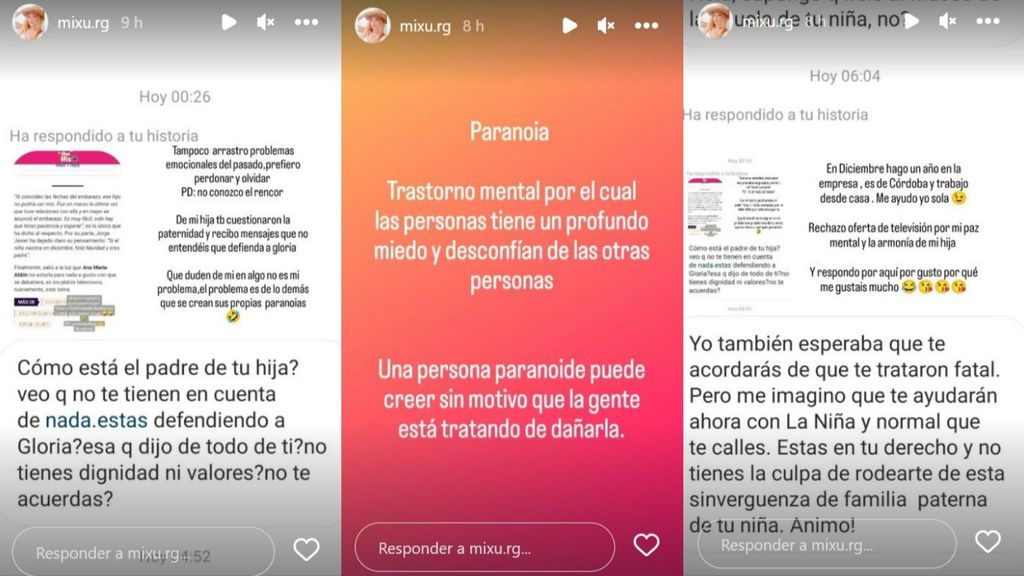 Michu asegura que se dudó de la paternidad de su hija