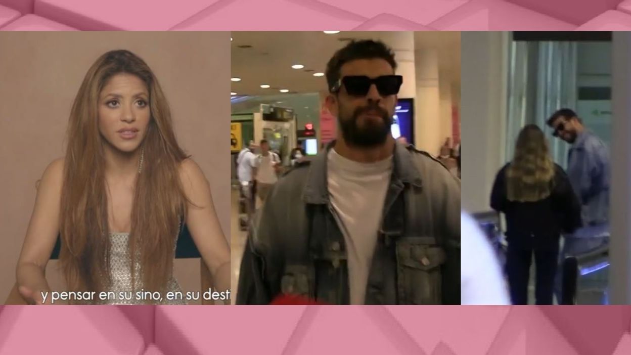 soltero aguacero Eliminar Piqué y Clara Chía, su reacción al ser preguntados por Shakira al volver de  su viaje a París