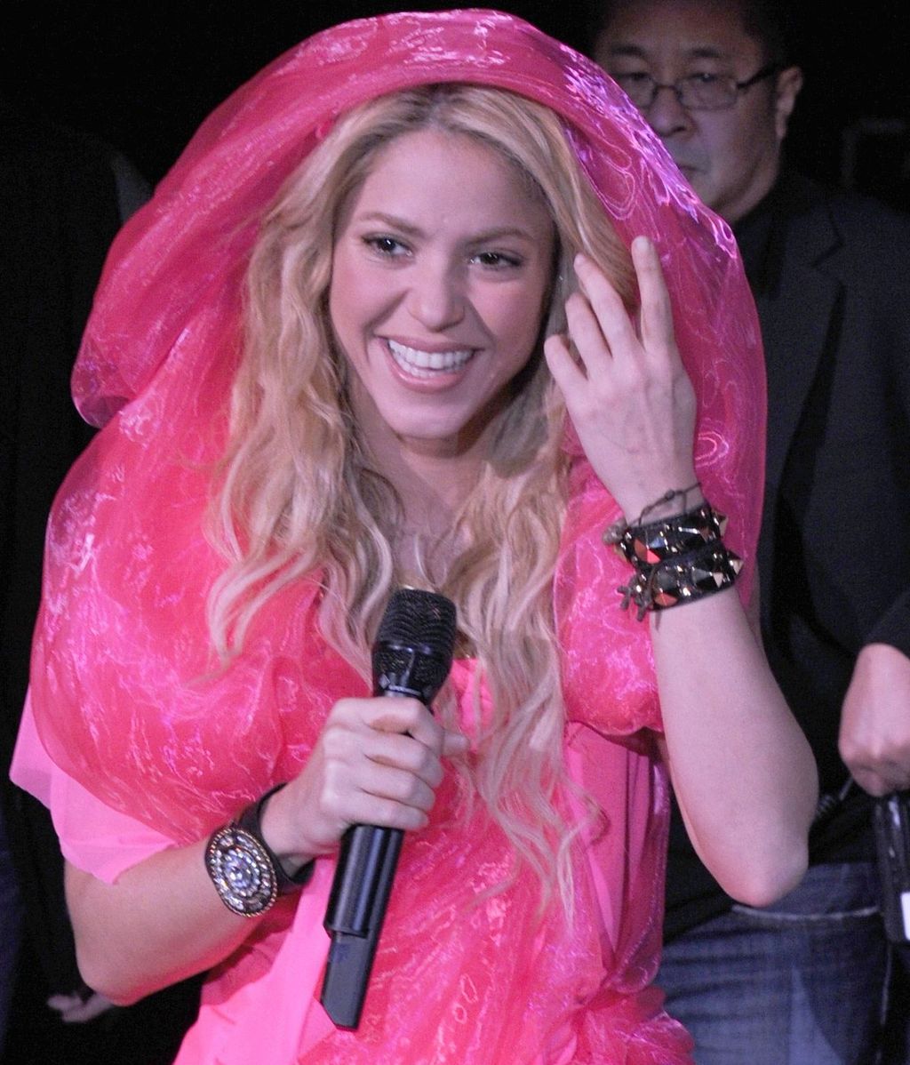 Shakira, en un concierto en Florida, EE.UU. (2010)