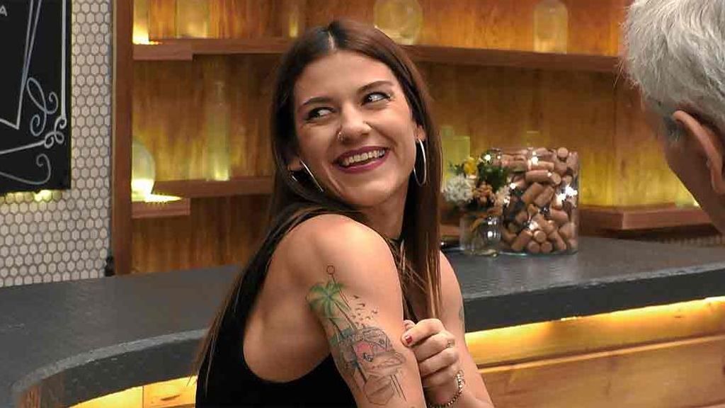 Miriam durante su cita en 'First Dates'