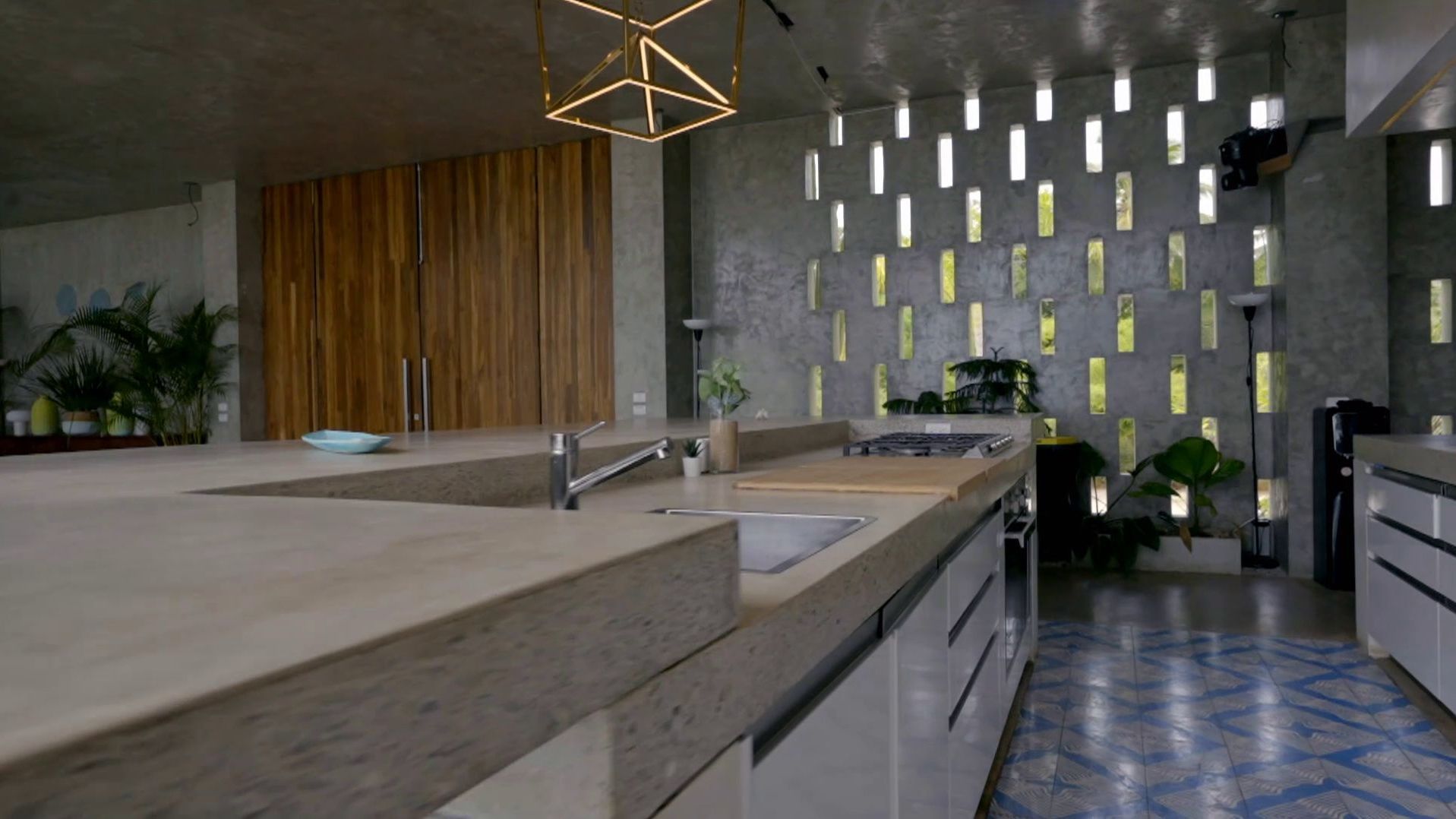 La cocina de Villa Paraíso.