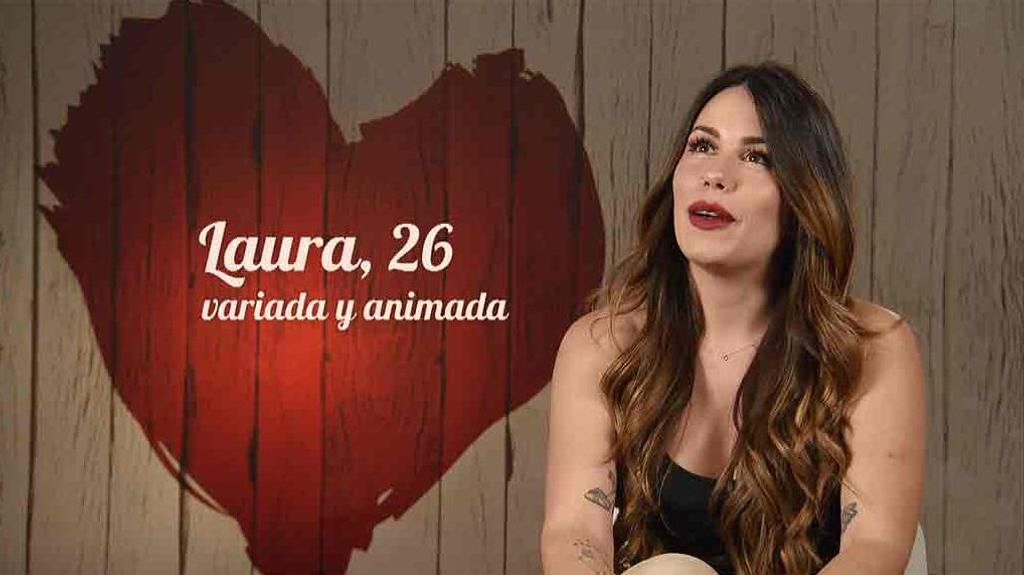 Laura durante su cita en 'First Dates'