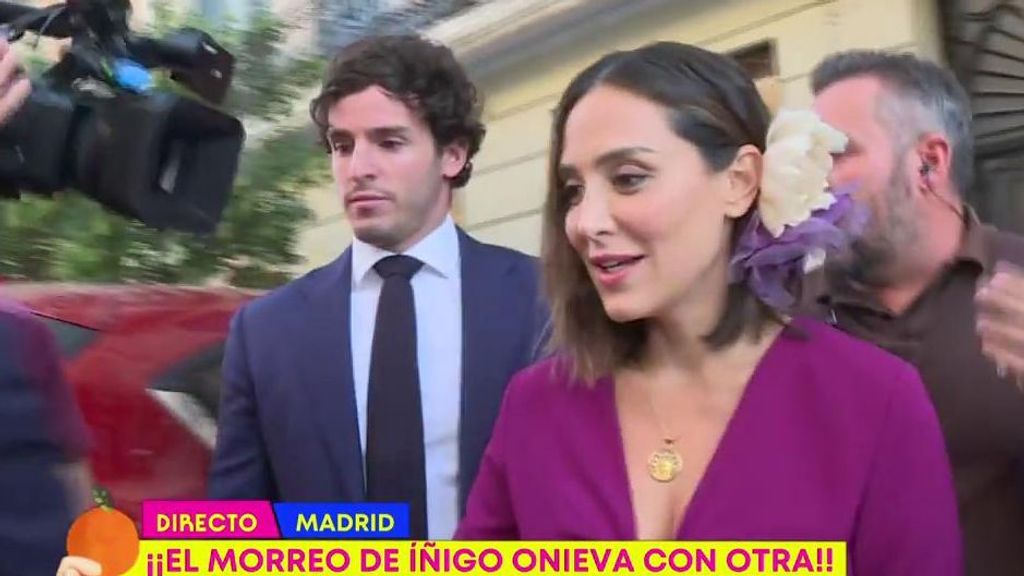 Tamara Falcó e Íñigo Onieva reaparecen juntos ante la prensa tras la filtración del vídeo en el que él besa a otra mujer