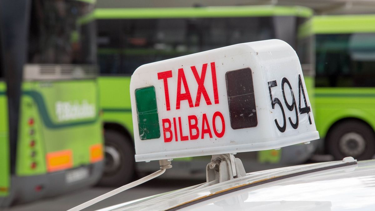 Un taxi de Bilbao