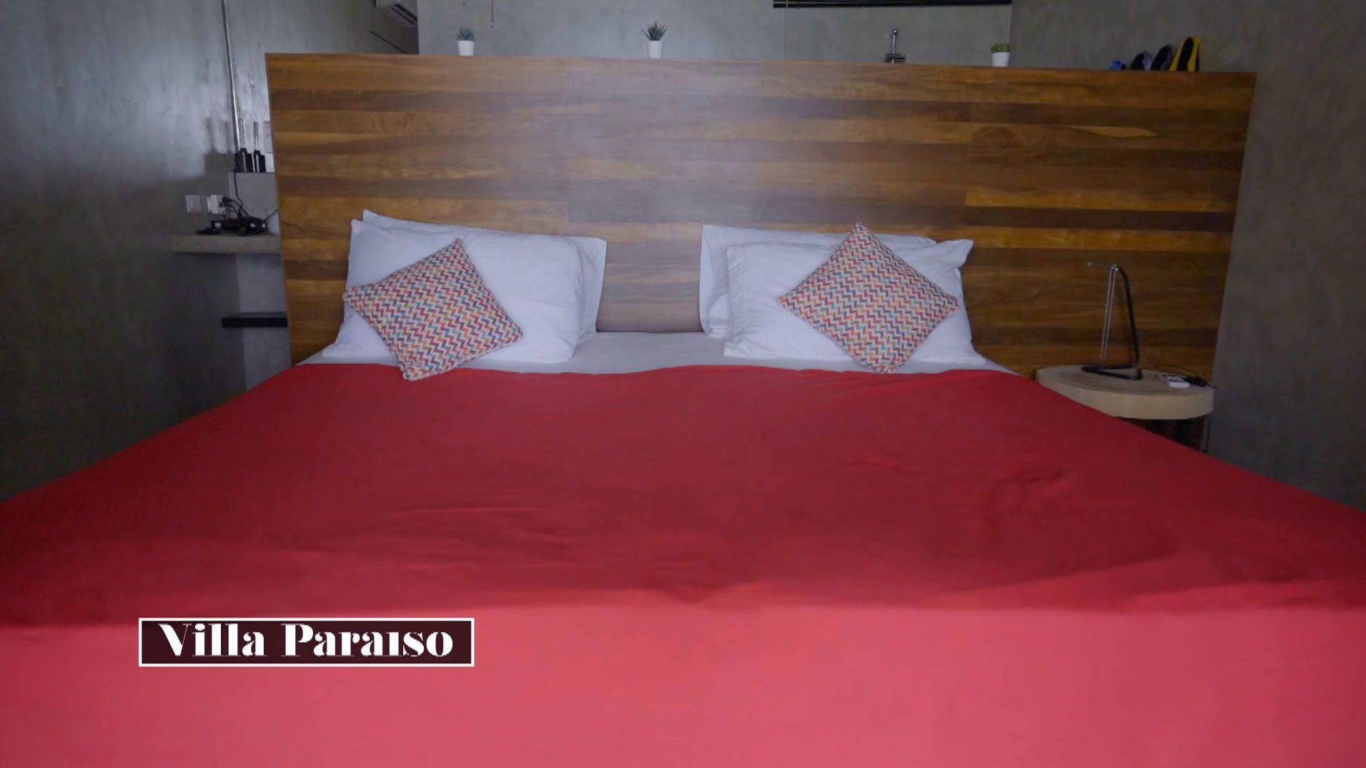 Una habitación de Villa Paraíso.