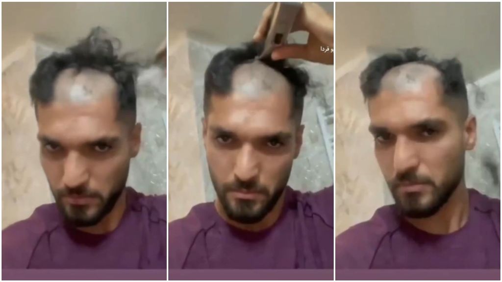 Zobeir Niknafs se rapa el pelo para protestar por la muerte de Mahsa Amini: el único futbolista iraní en manifestarse
