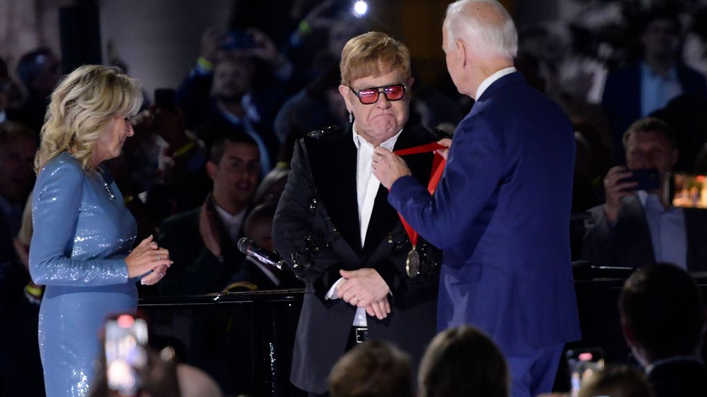 El emocionante concierto de Elton John en la Casa Blanca junto a Joe Biden