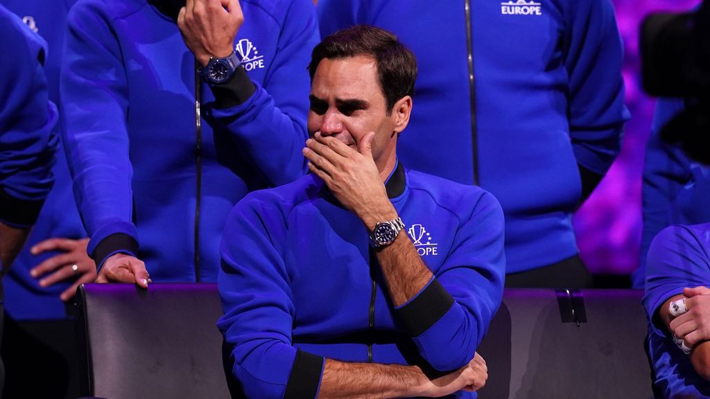 EuropaPress 4702067 23 september 2022 united kingdom london swiss tennis player roger federer