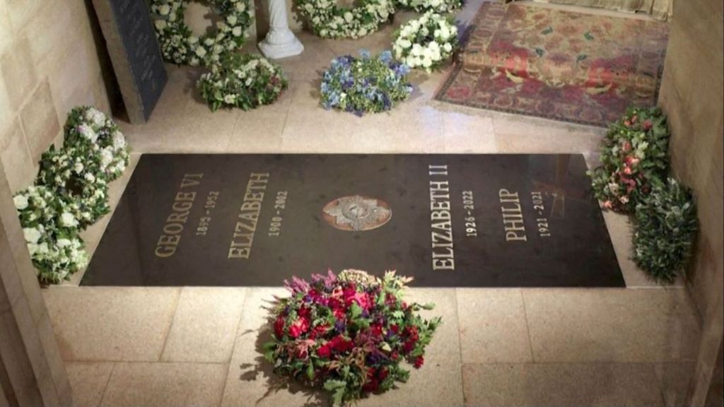 La lápida de Isabel II: la Casa Real publica la primera fotografía de la tumba de la reina