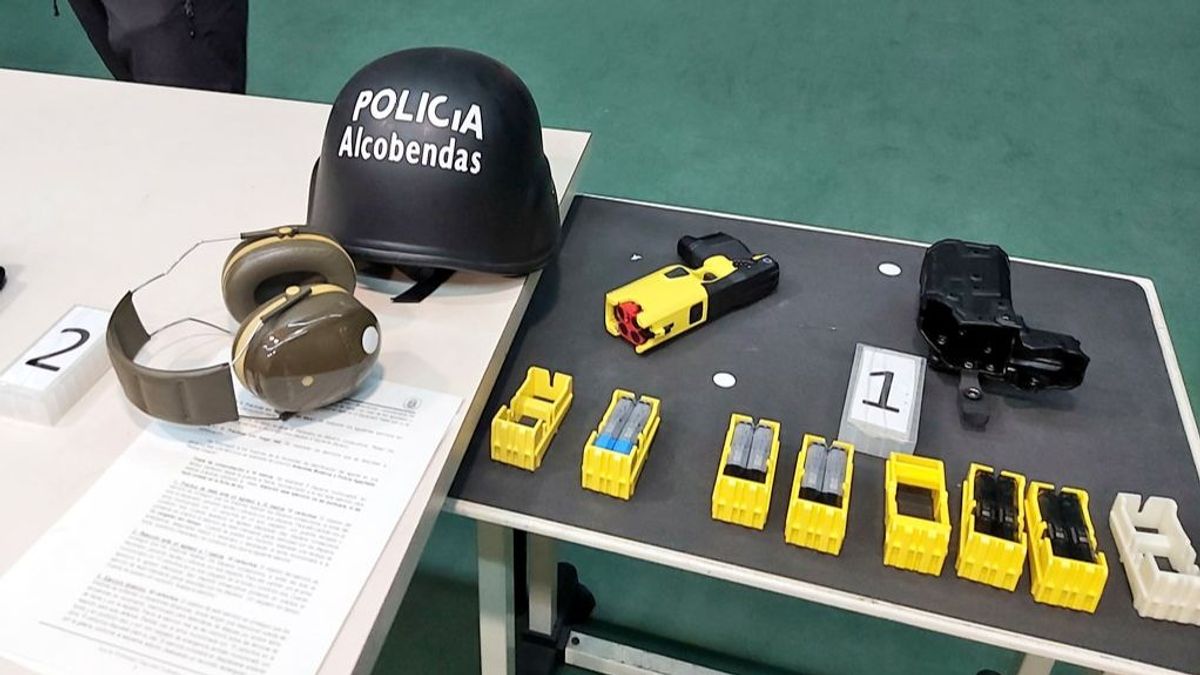 Pistola táser usada por la Policía Local de Alcobendas Pistola táser usada por la Policía Local de Alcobendas